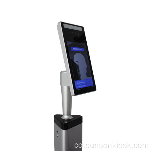 7 inch AI Face Recognition Scanner di temperatura di u corpu